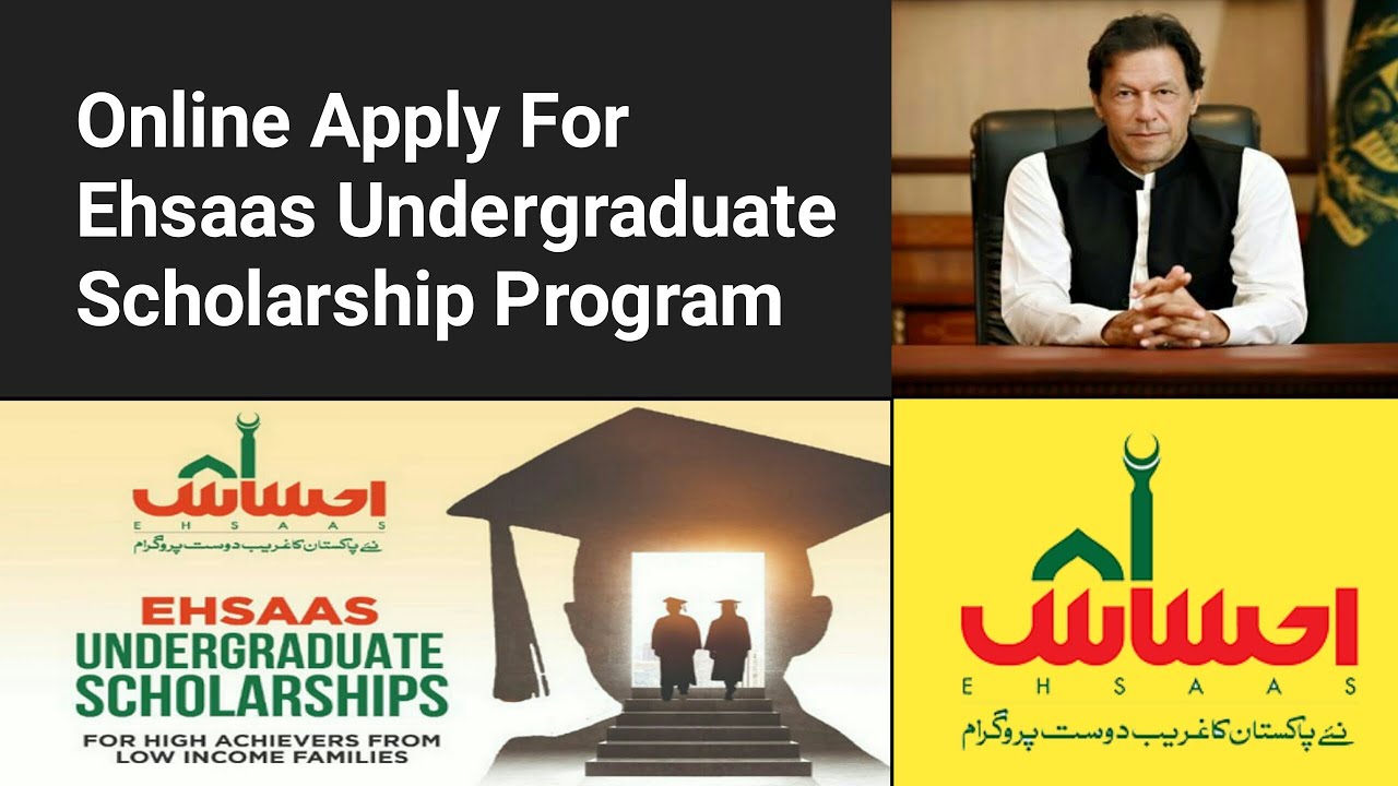 How to online apply for ehsaas undergraduate scholarship program