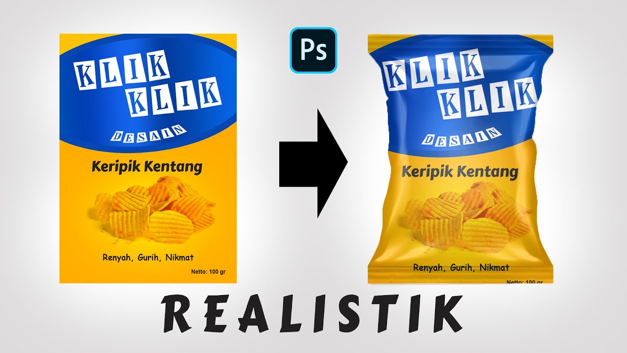 CARA MOCKUP PRODUK SECARA CEPAT & REALISTIK