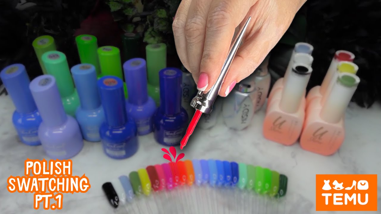 TEMU Polish Swatching Pt.1 | Gel Polish Haul
