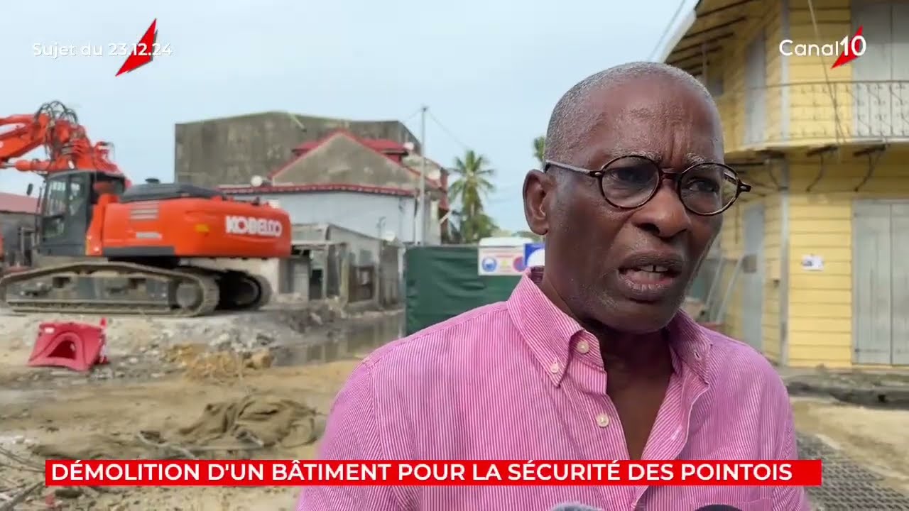 🏗 Fonds Laugier : Démolition d'un bâtiment pour la sécurité des Pointois Reportage de Canal 10