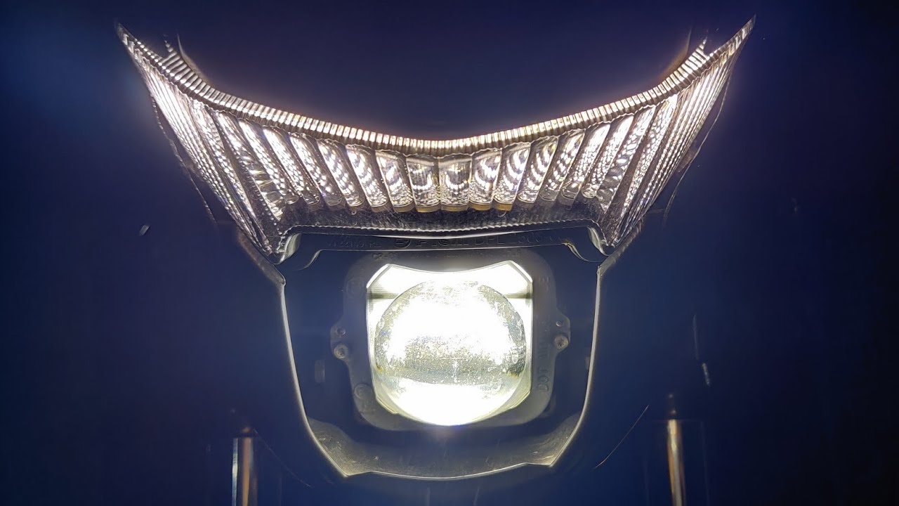 #shorts #fz25 class D Bifunctional LED DRL Daytime running LED top notch#yamaha #r15v4 #r15m