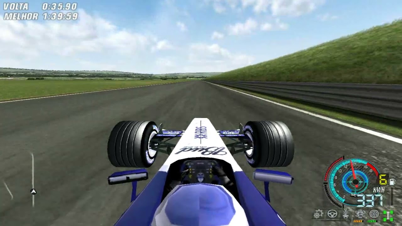 ToCA Race Driver 3 &bull; Formula 1, BMW Williams FW27 Lap Onboard At Bedford Autodrome GT.