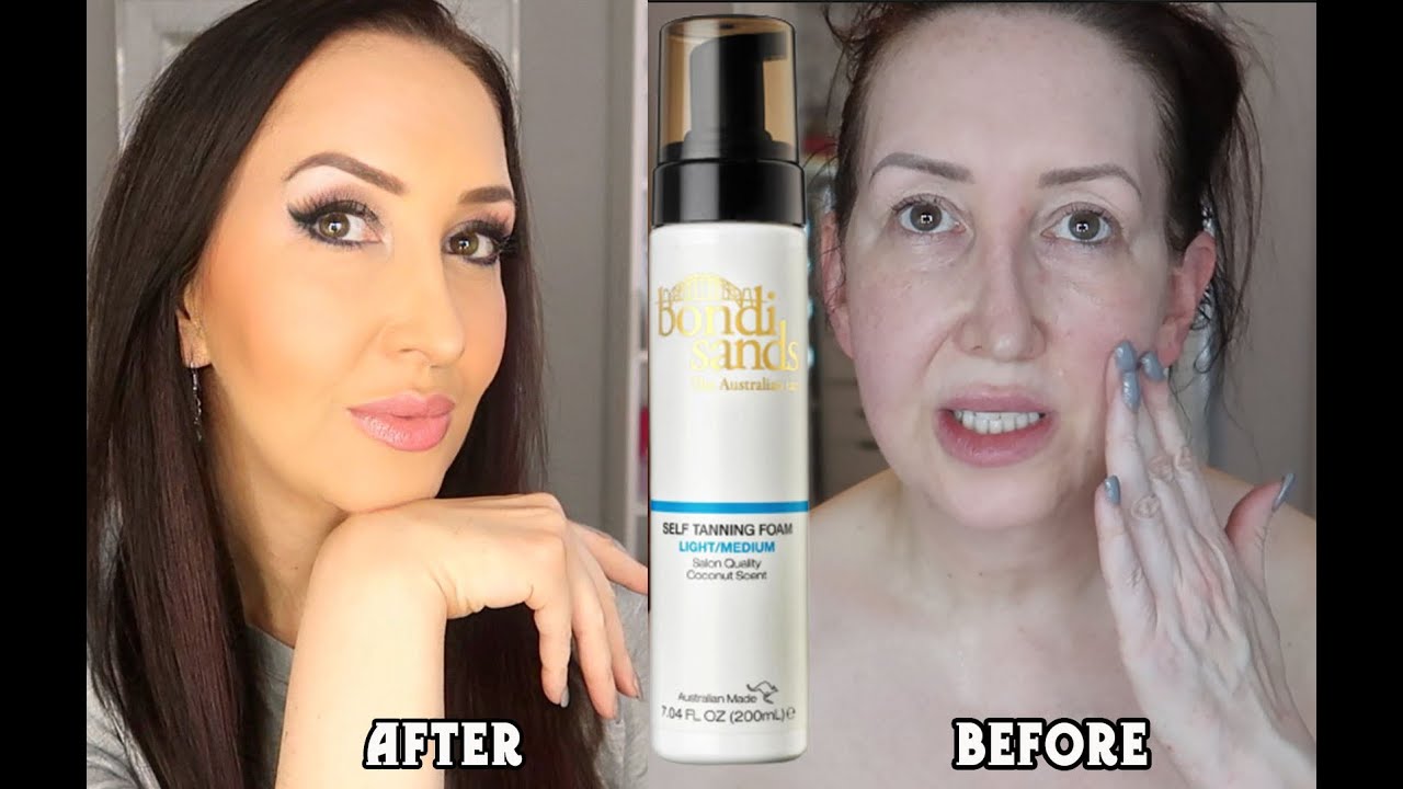 BONDI SANDS LIGHT/MEDIUM  TANNING FOAM | Review and application, tanning routine
