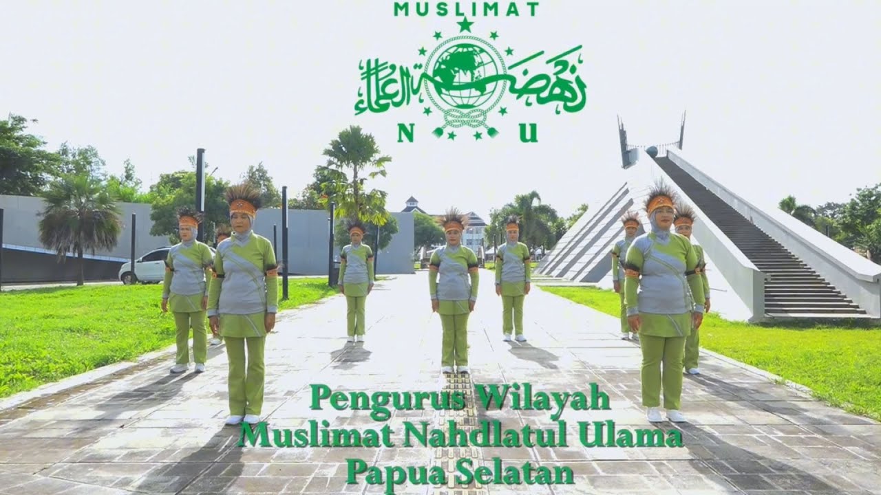 PW Muslimat NU Papua Selatan Ikut Serta Dalam Perlombaan Lomba Senam Kreasi NU