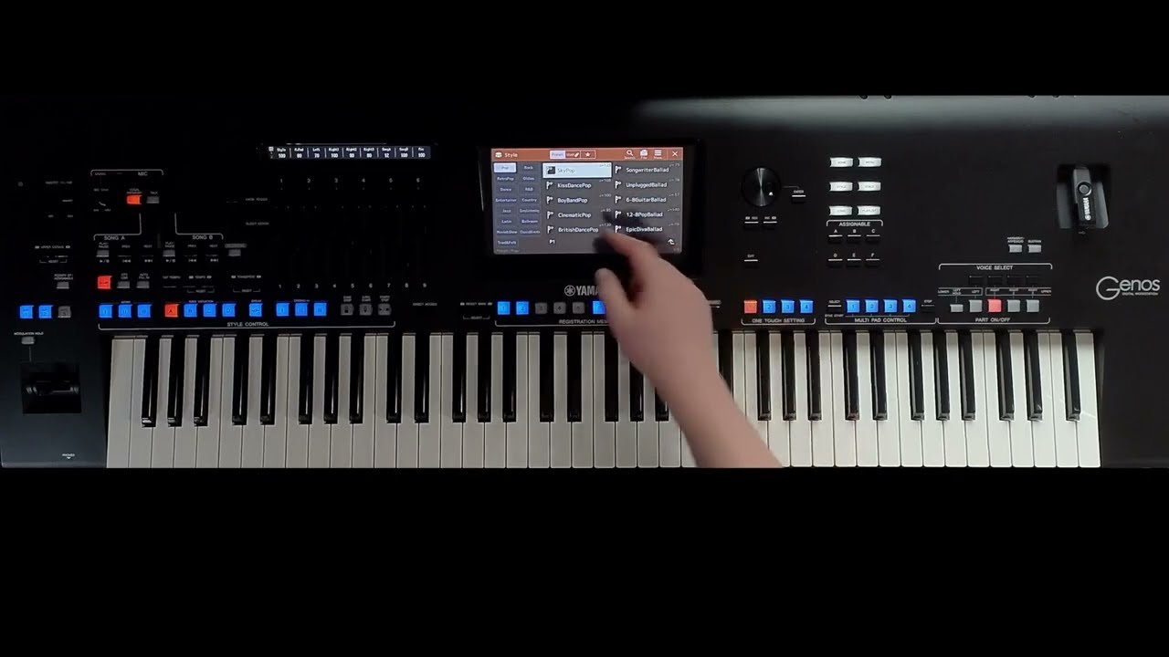 Yamaha Genos & SX900 tutorial - Personalising one touch settings