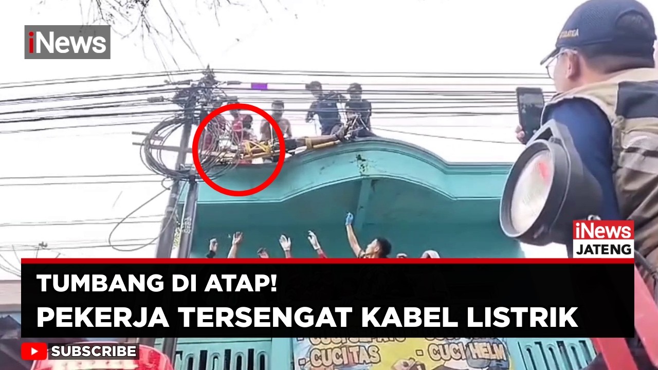 Perbaiki Atap Bocor, Pria di Tingkir Salatiga Tersetrum Kabel Listrik | iNews Jateng
