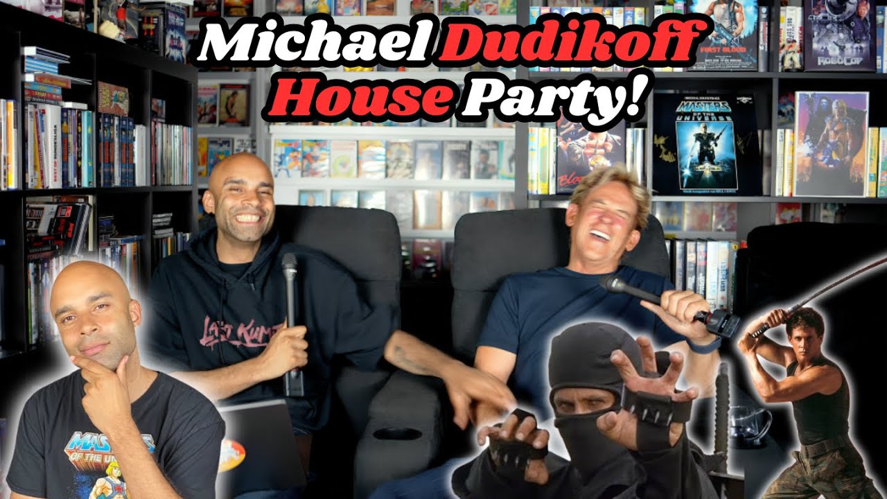 Michael Dudikoff der American Ninja bei mir zuHause