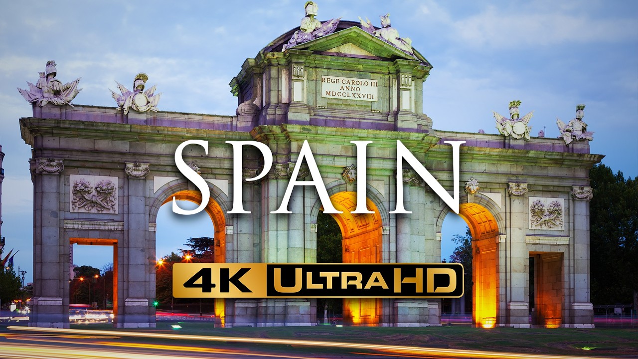 SPAIN 4K - Magnificent Visuals - Relaxing Scenic Landscapes