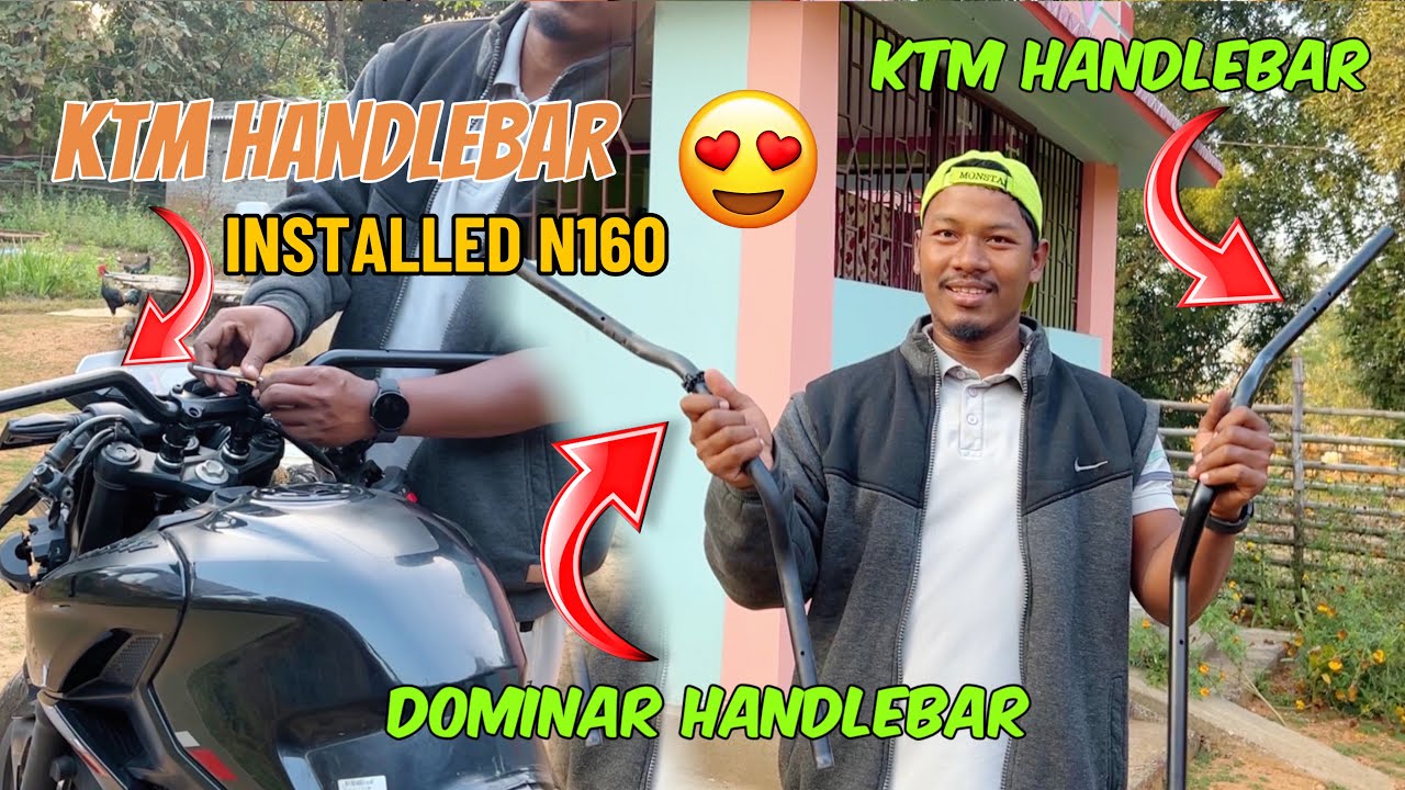 Handlebar Modification On Pulsar N160 | KTM Handlebar Installed | Modification⚠️