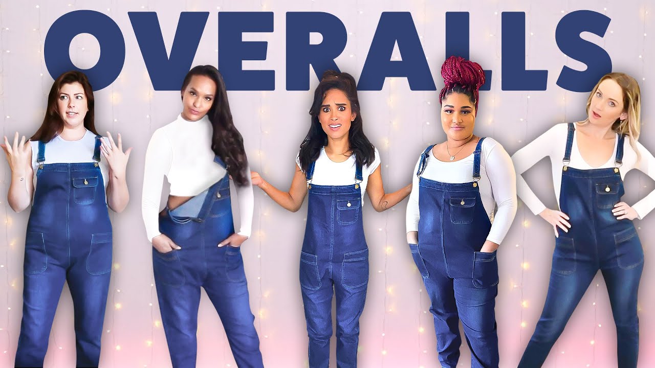 5 Women Try the Same OVERALLS! *sizes XS - 2XL*