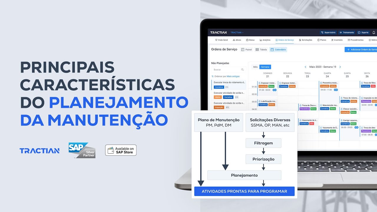 Como o PLANEJAMENTO e CONTROLE da manutenção se complementam