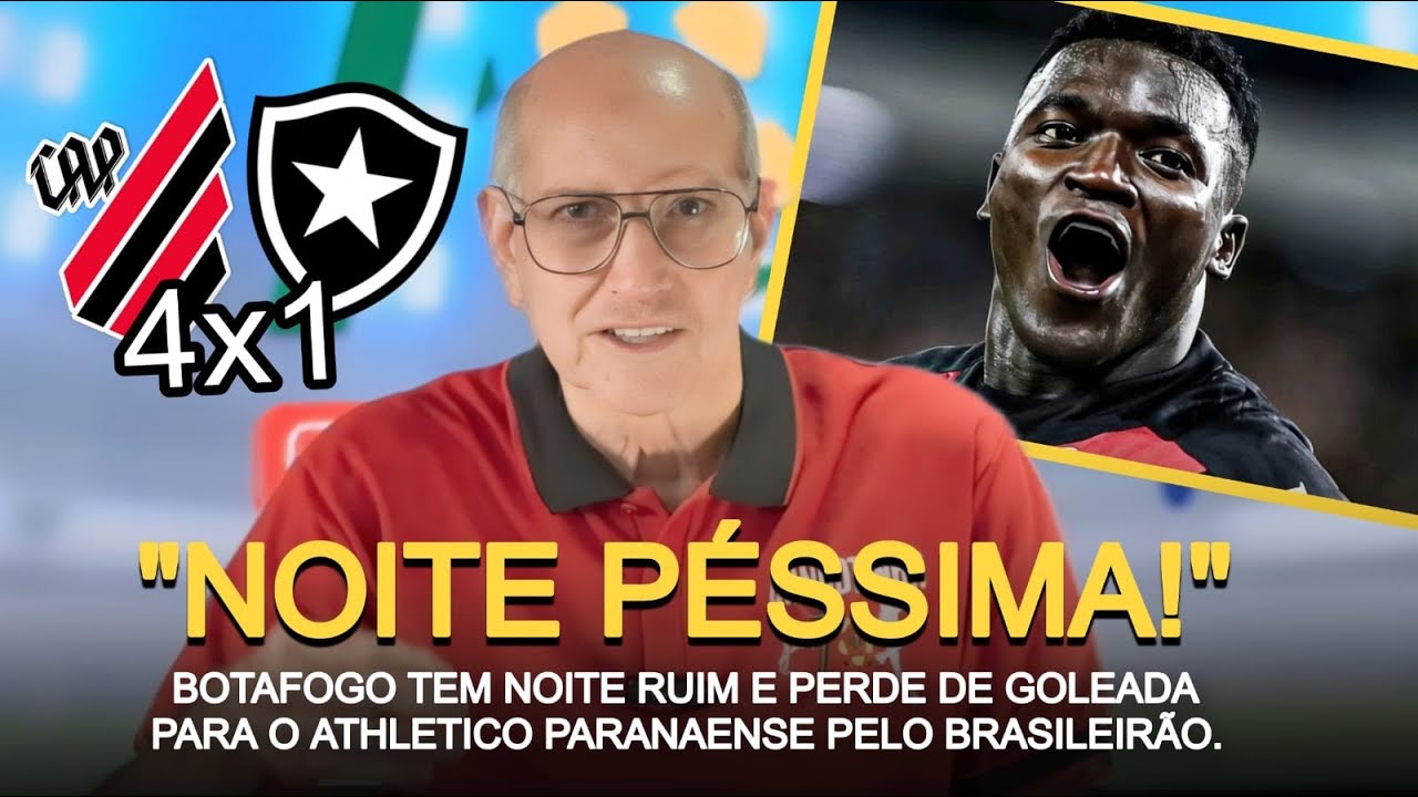 ATHLETICO ATR0PELA O BOTAFOGO E ENCOSTA NA LIDERAN&Ccedil;A DO BRASILEIR&Atilde;O!