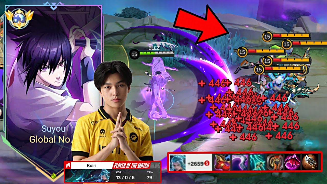 THANK YOU ONIC KAIRI MPL S17 FOR THIS NEW SUYOU BUILD & EMBLEM 2026!!(Auto One-shot?) Mobile Legend