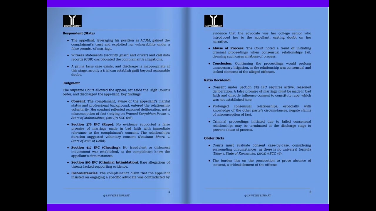 False Promise of Marriage | Supreme Court | 2025 INSC 458 | Biswajyoti Chatterjee v. State of W.B.