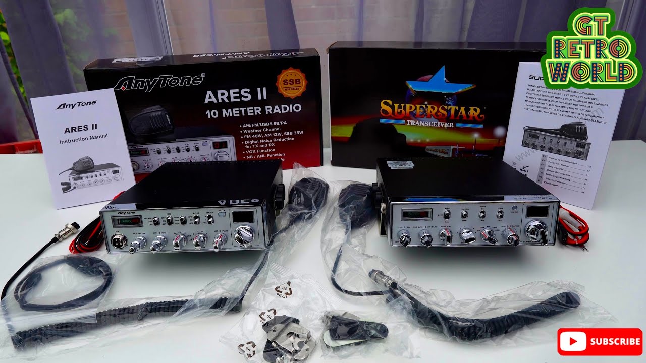 SuperStar 3900 & AnyTone ARES II basic comparison(the terrible video i almost Scrapped) 😂