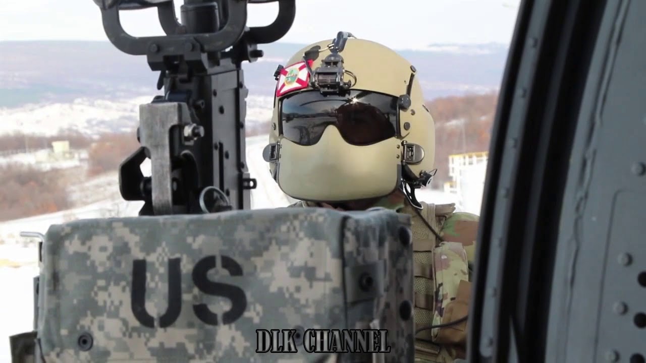 U.S. Army Helicopter Door Gunners Learn How to Shoot