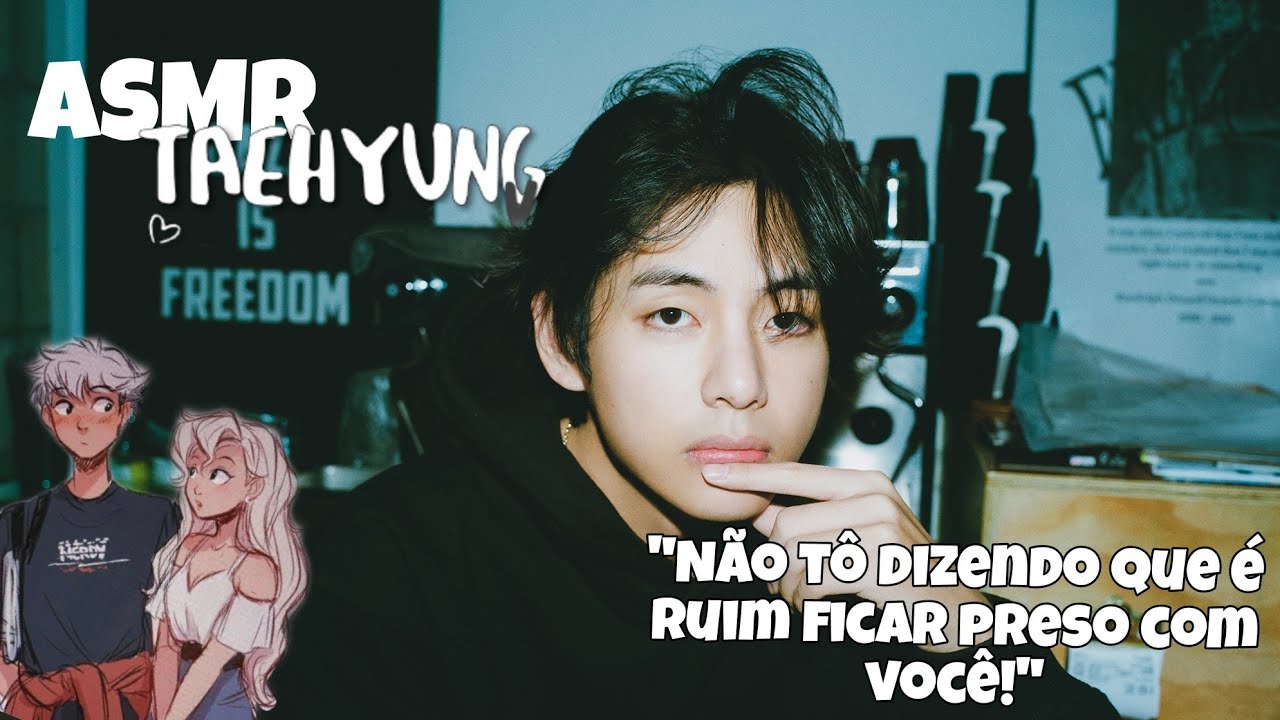 ASMR Taehyung - Presa na biblioteca com o POPULAR da escola [1/?]