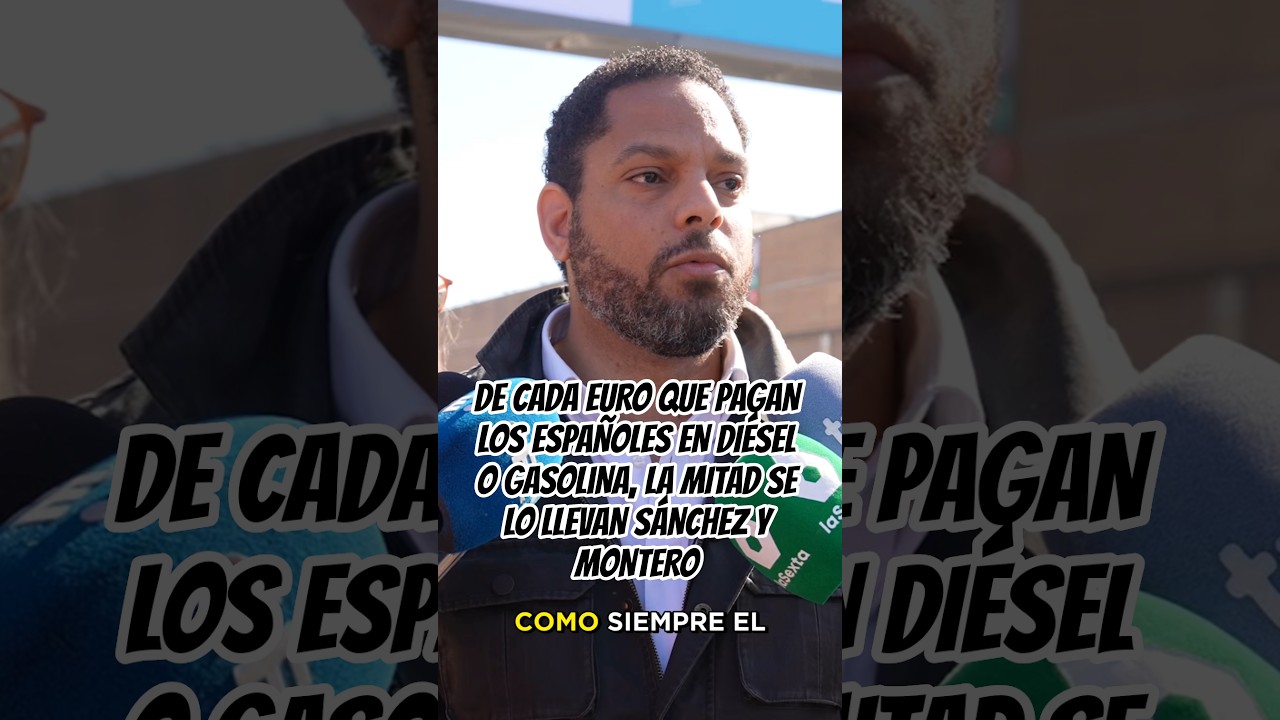 DE CADA EURO QUE PAGAN LOS ESPA&Ntilde;OLES EN DI&Eacute;SEL O GASOLINA, LA MITAD SE LO LLEVAN S&Aacute;NCHEZ Y MONTERO