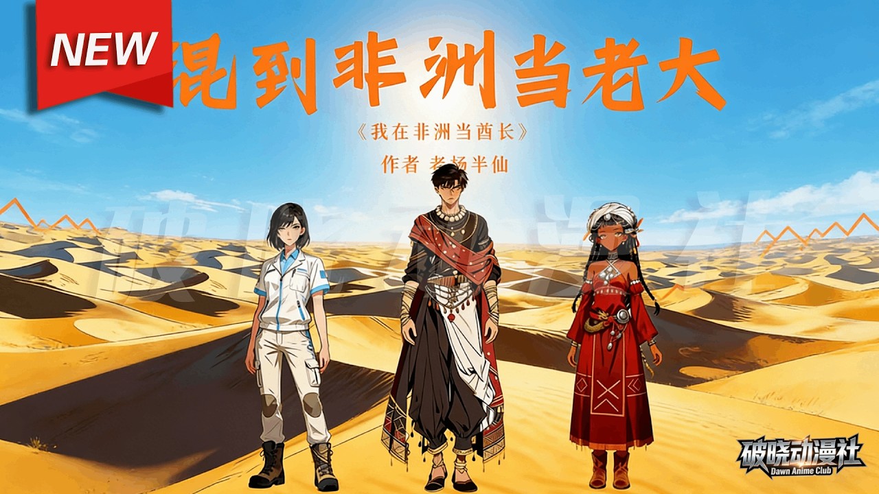 MULTISUB📢新番上线《混到非洲当老大》第1~60集丨萧鹏被怪蜂蛰了后成了超人，意外救下酋长女儿，却被迫当上了部落酋长。一边装神弄鬼镇住土著，一边搞盐场、种菌子、建电站，只想攒钱跑路。#破晓动漫社