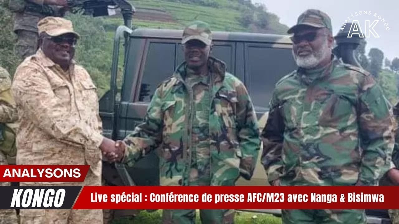 🚨 Live spécial : Conférence de presse AFC/M23 avec Nanga & Bisimwa 🔥 09/12/2025
