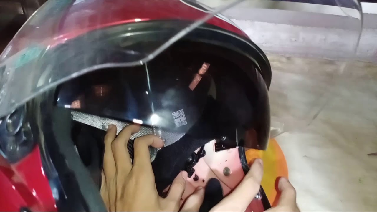 Cara Memperbaiki Dabel Visor helm Kyt Galaxy!