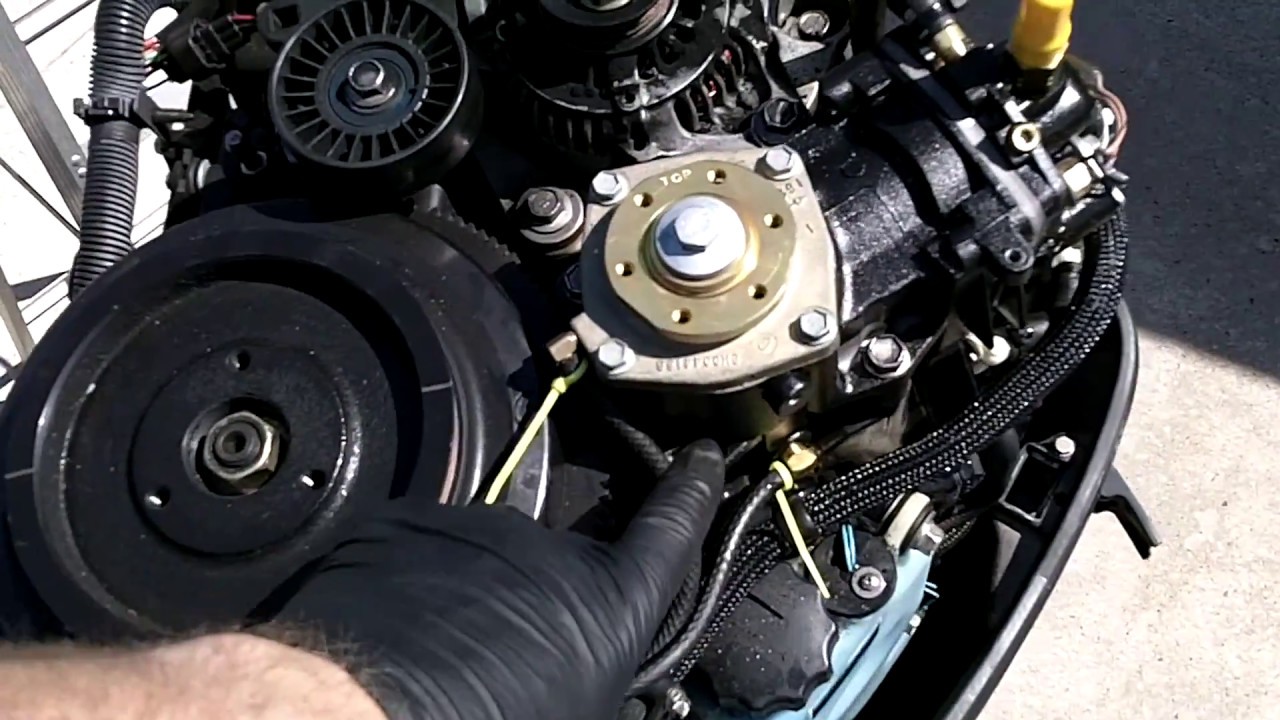 200 Mercury Optimax Air Compressor Replacement - year 2000 Outboard Motor