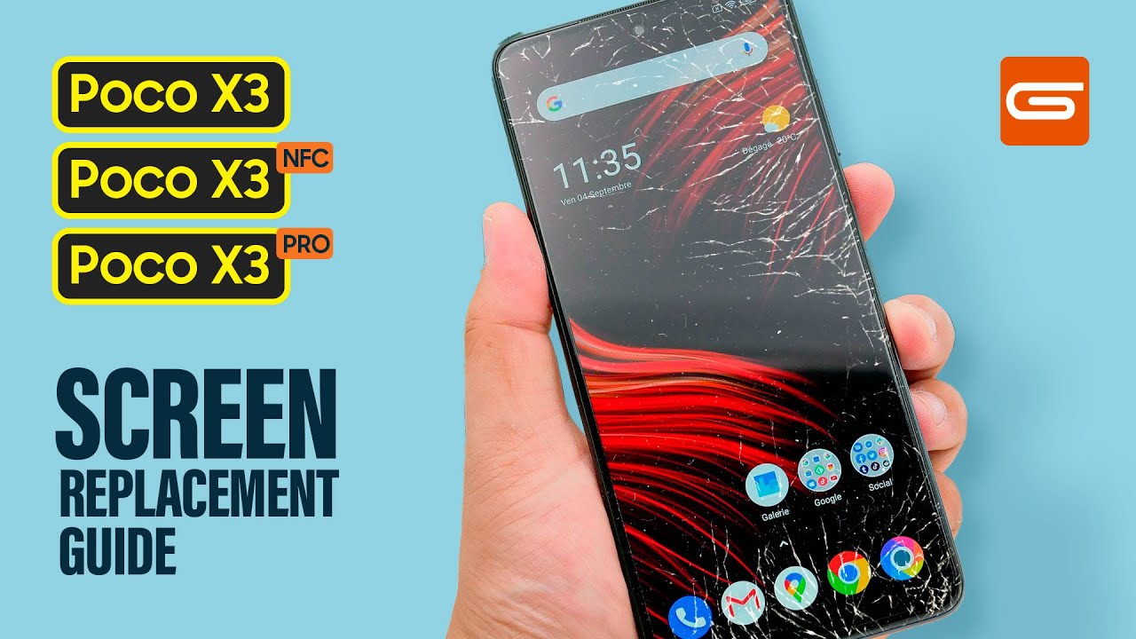 Замена сенсорного ЖК-дисплея NFC на Poco X3 | X3 Pro | X3