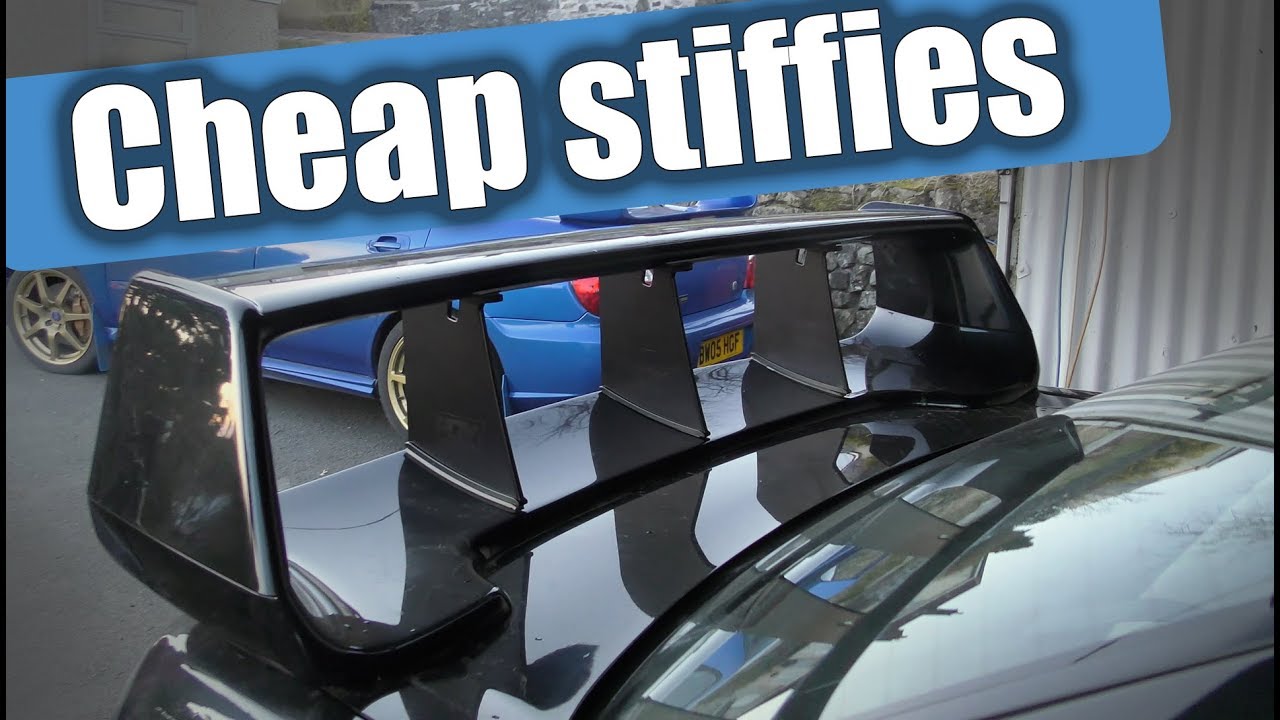 Fitting wing stiffies is a pain // Project WRX