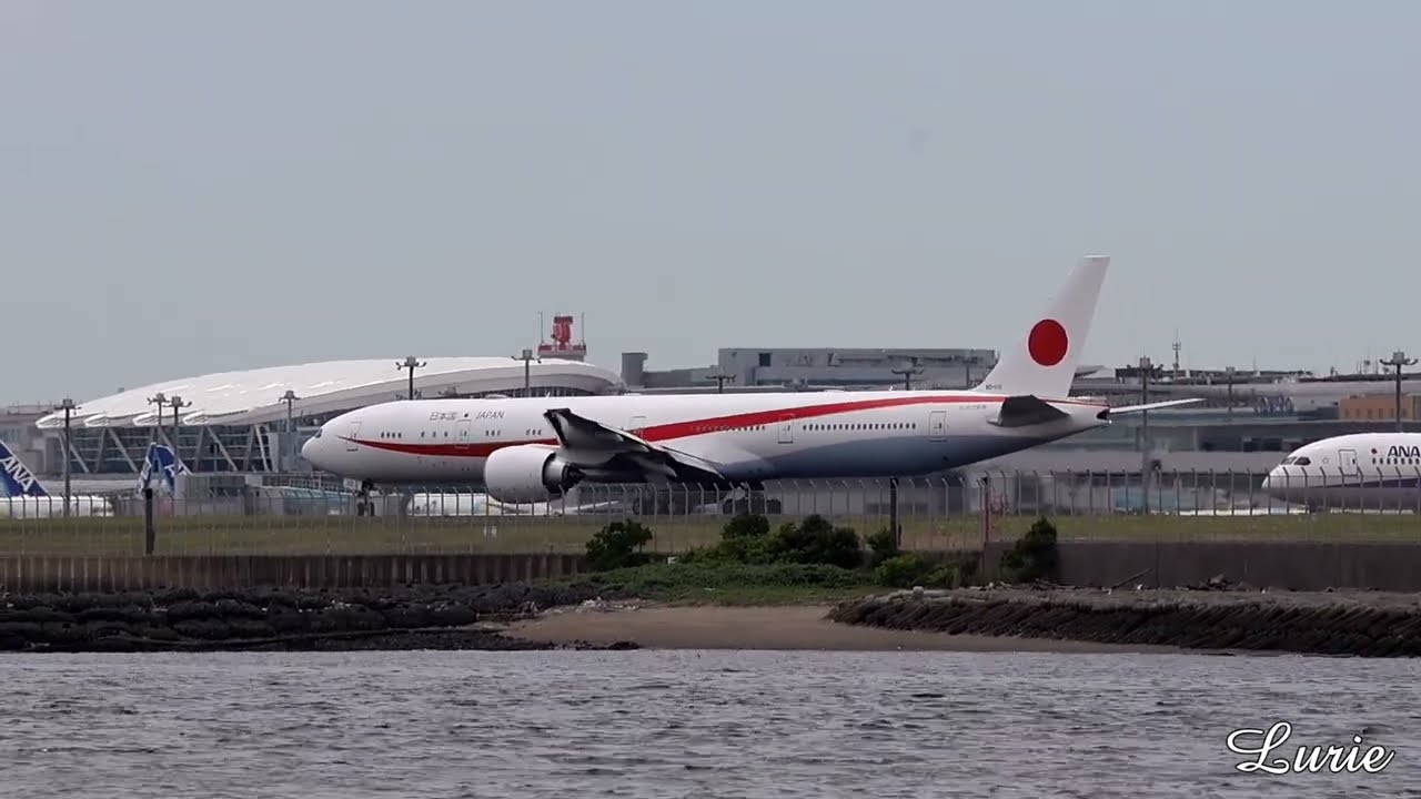 【政府専用機】80-1111 天皇皇后両陛下英国御訪問 羽田空港   short ver. 2024/06/22