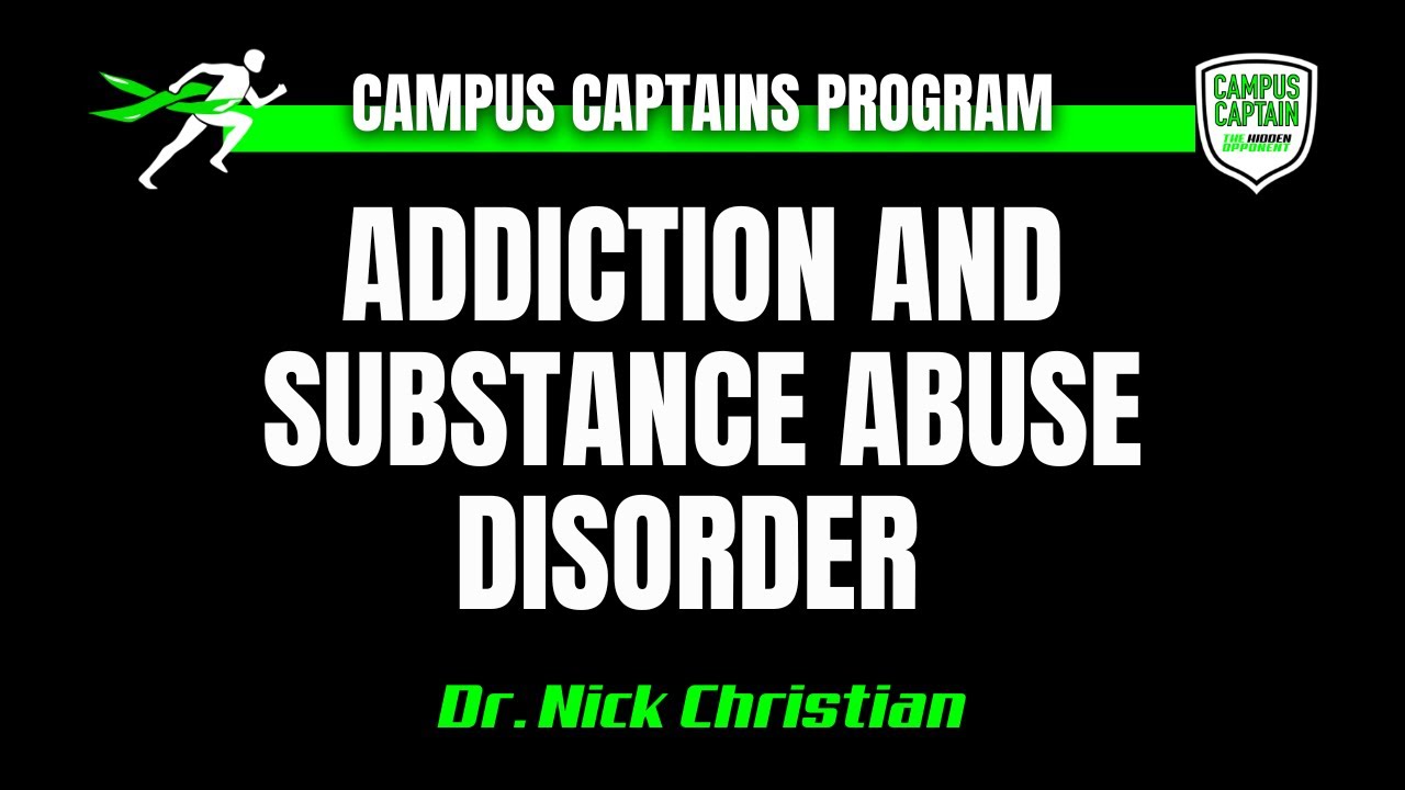 Addiction and Substance Abuse Disorder with Dr. Nick Christian