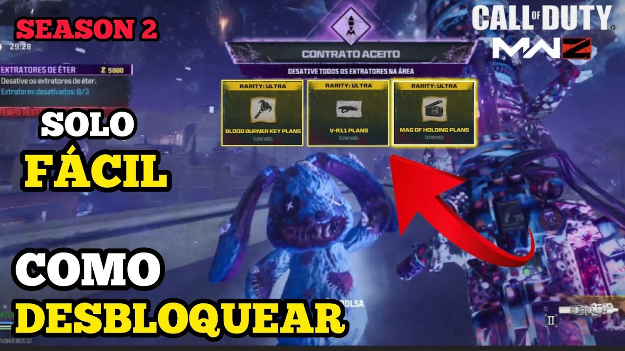 Como Desbloquear os Esquemas Season 2 Reloaded MW3 Zombies (MWZ) #cod #mw3 #callofduty #mwz #glitch