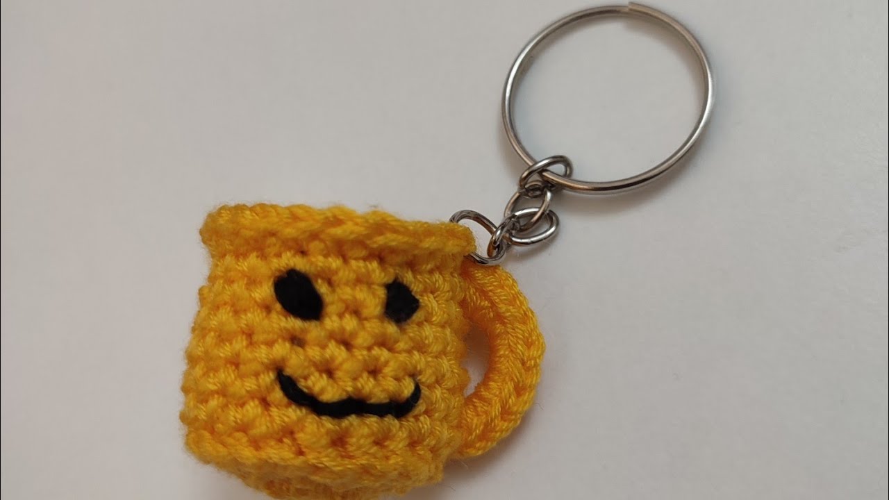 Amigurumi fincan anahtarlık yapımı / Crochet Amigurumi Coffee Cup