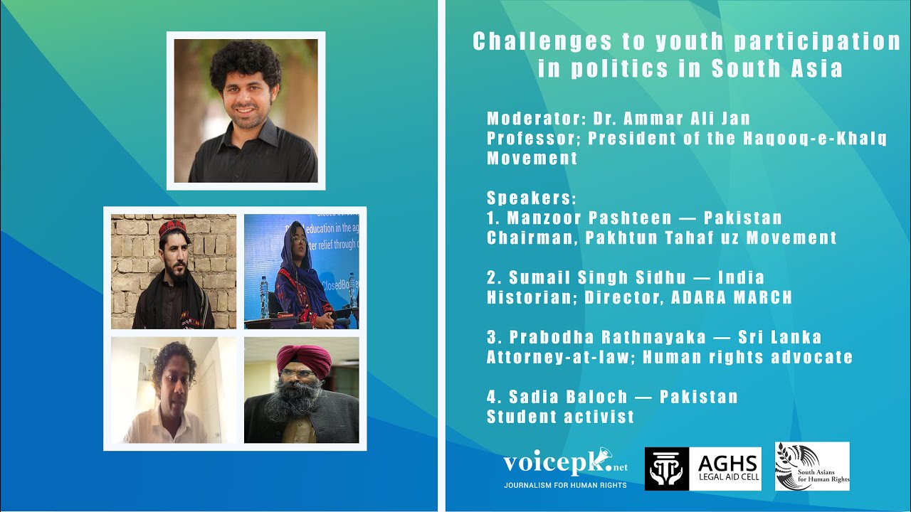 Challenges to Youth Participation in Politics in South Asia