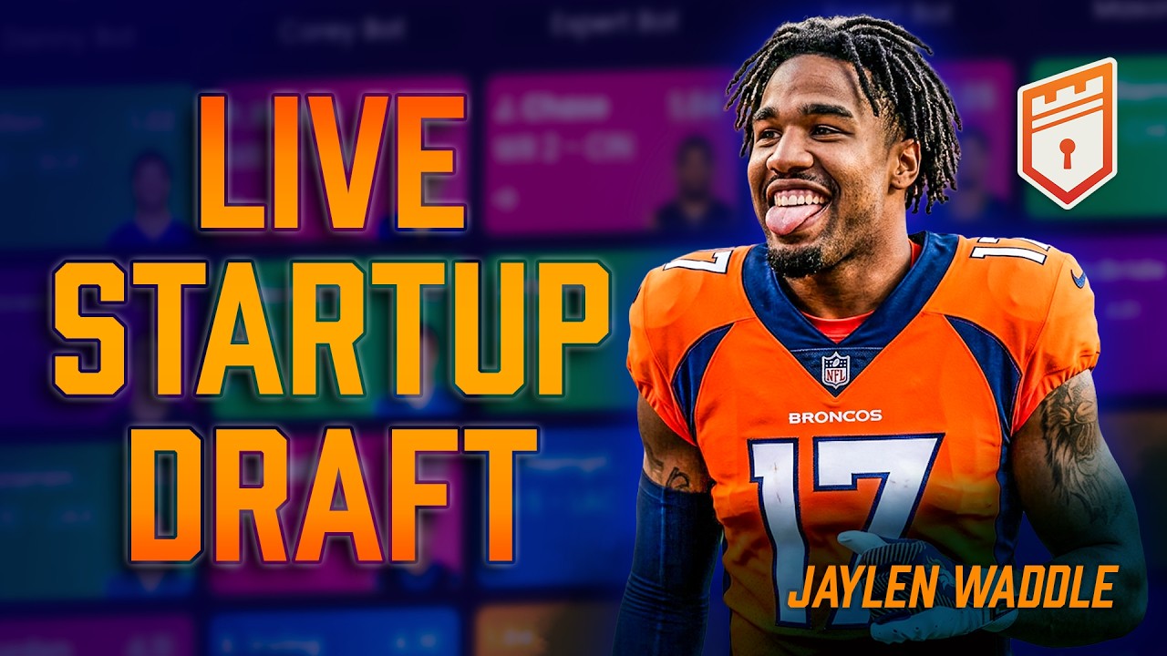 LIVE Dynasty Startup Draft (Jaylen Waddle Traded)