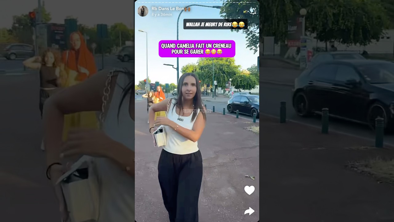Cam&eacute;lia qui se gare 👀😂😂😂 #camelia92 #kms #humour