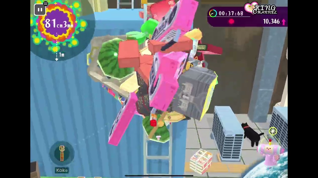 Katamari Damacy Rolling LIVE: “INSANE Fast-Rolling Katamari! 3” 00:54:82