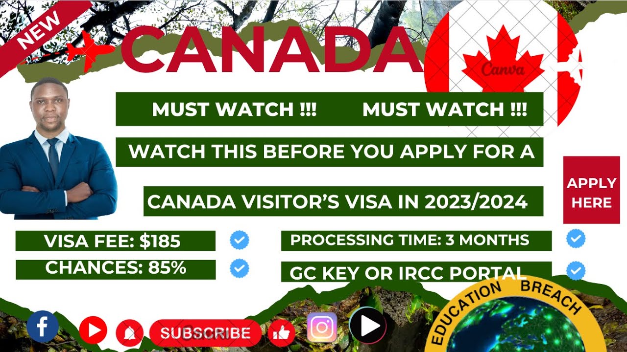 APPLY FOR A VISITOR VISA TO CANADA/ HOW TO APPLY/ WHAT TO DO/ WHAT NOT TO DO/ DOCUMENTS NEEDED.
