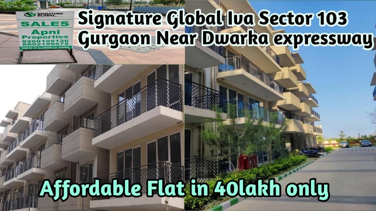 Affordable flats in Gurgaon 40 lakh ll Signature Global Grand IVA sector 103 ll Dwarka expressway