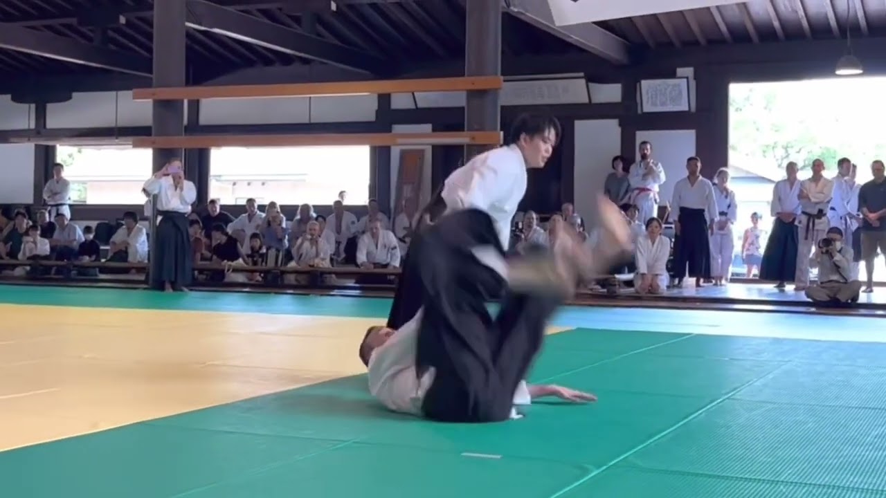 Shioda Gozo Memorial 2023 aikido demonstration at Butokuden . / 塩田剛三メモリアル2023演武 合気道