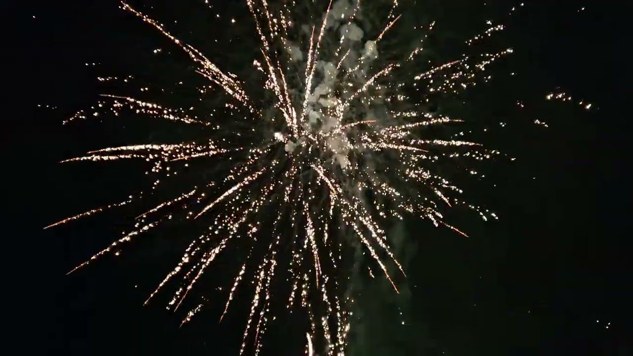 Focs artificials a la Coronació de Festes de la Ràpita 2024