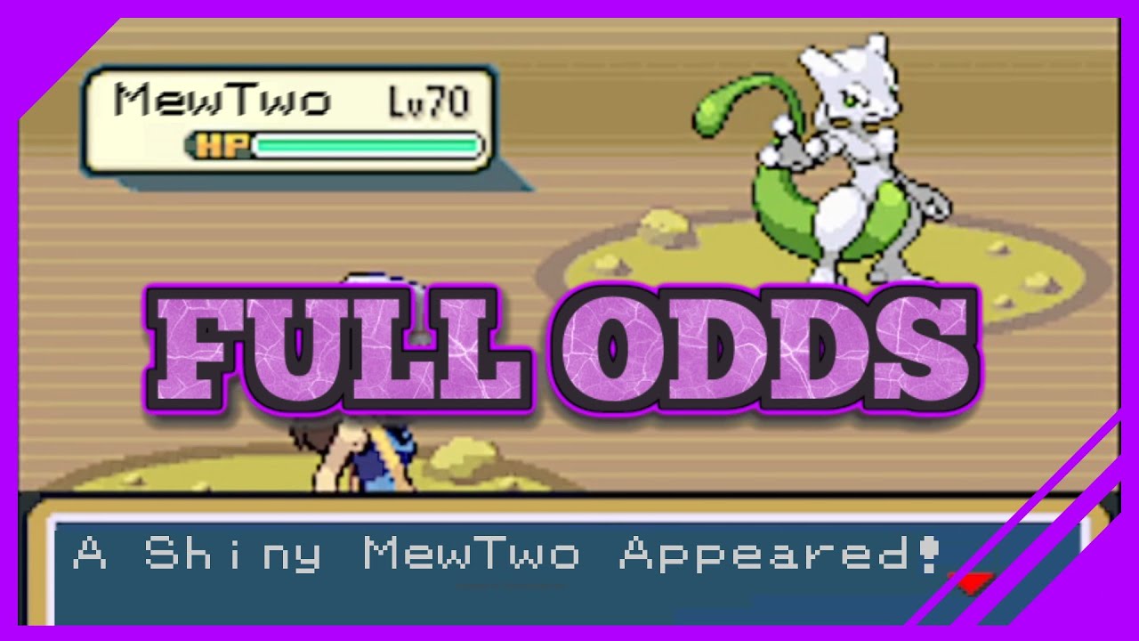 Full Odds shiny MewTwo in Pokemon LeafGreen