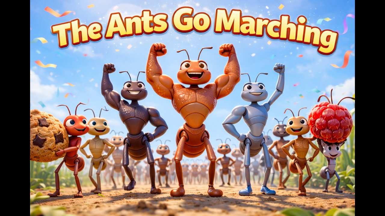 The Ants Go Marching | @BoomBoomToons-n2o  Nursery Rhymes & Kids Songs