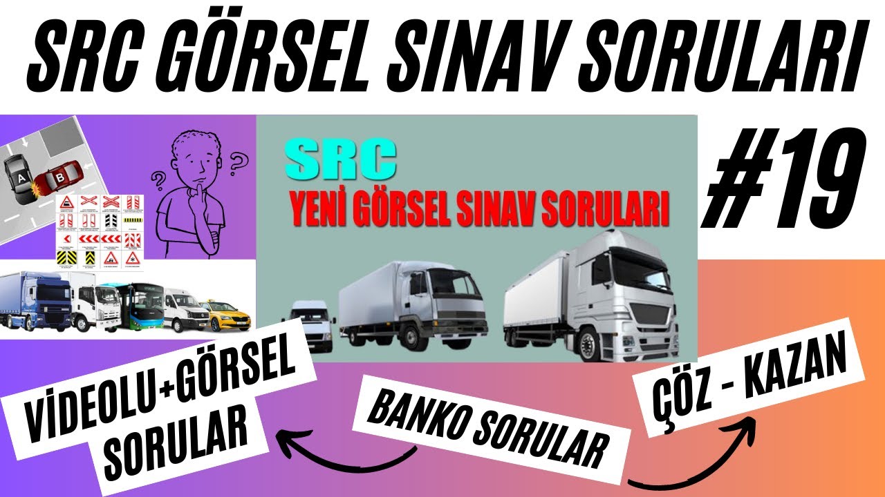 SRC GÖRSEL (UYGULAMA) SORU VE CEVAPLARI #19 / SRC UYGULAMALI SINAV  SORULARI - SRC GÖRSEL SORULAR