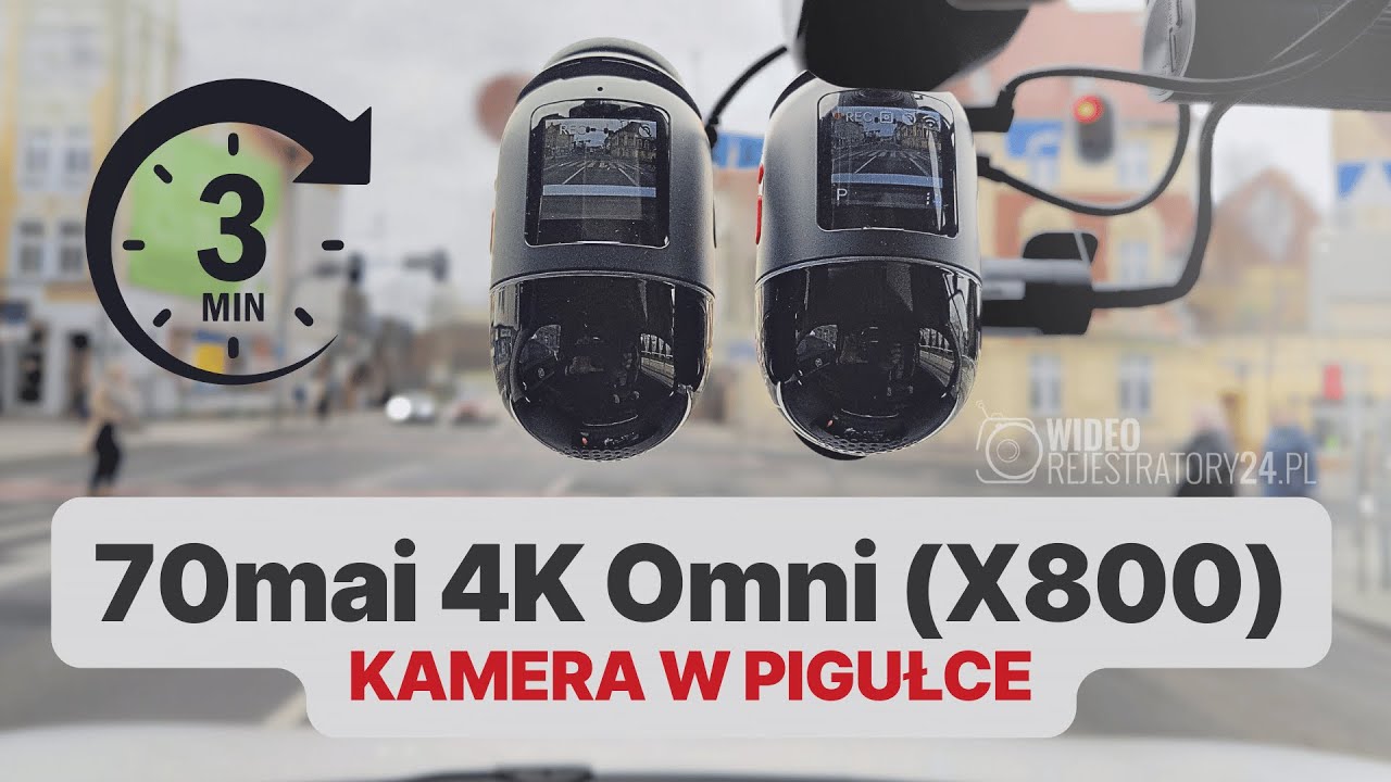 Inteligentny wideorejestrator 70mai 4K Omni (X800) w pigułce