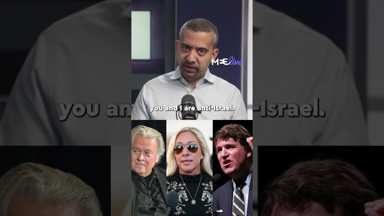 Mehdi Hasan on the anti-Israel voices on the right | MEE LIVE