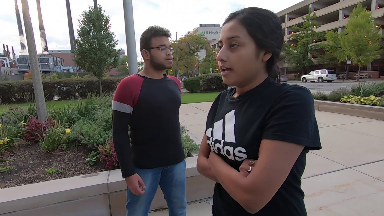Short interaction with students at University of Illinois at Chicago