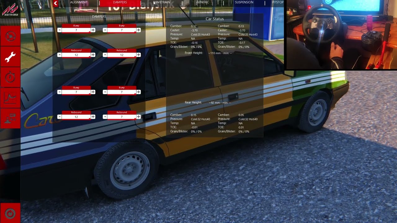 Asseto Corsa - Polish Drift Machine FSO Polonez - Logitech G920