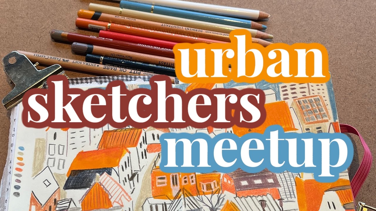 Flip through some sketchbook pages (from the Urban Sketchers Netherlands meetup in Groningen)