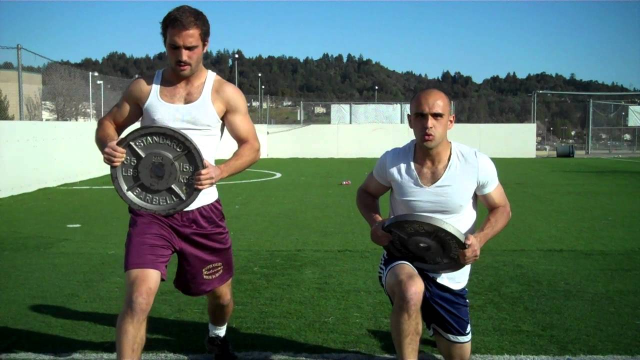 Plate Workout First Set 16 Reps