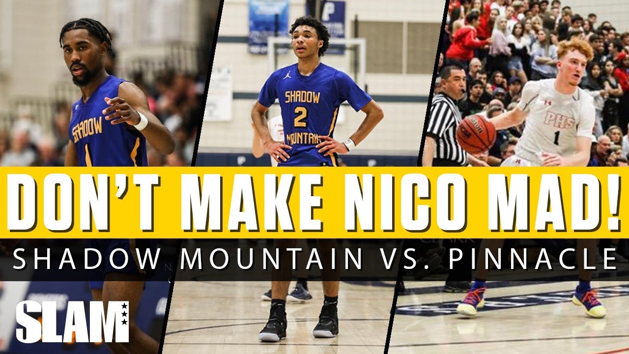 Don't Make Nico Mannion Mad! 😤 Intense Rivals Shadow Mountain vs. Pinnacle!
